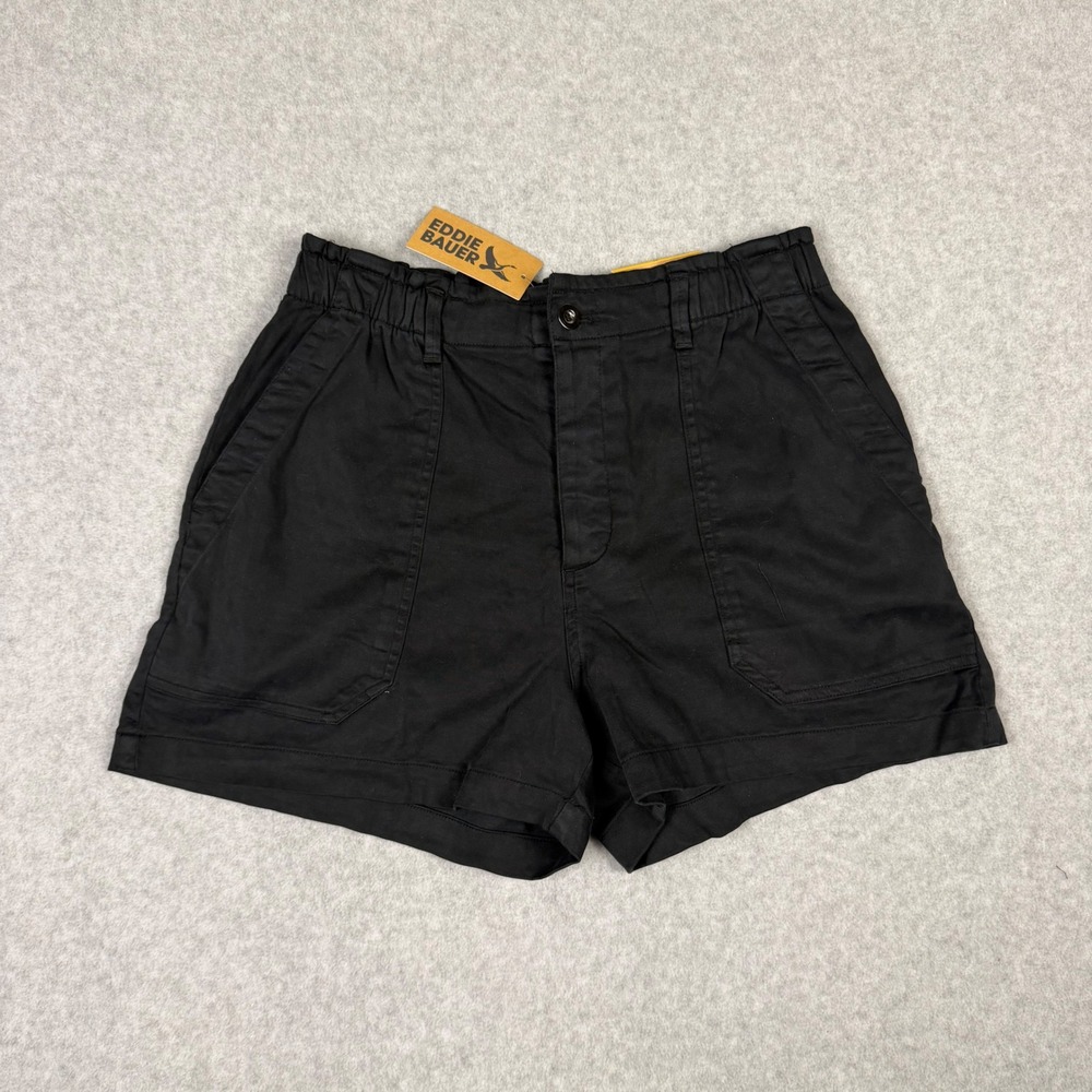 Eddie Bauer Everyday Short Black High Rise Utility Pockets EB012740 Mens M